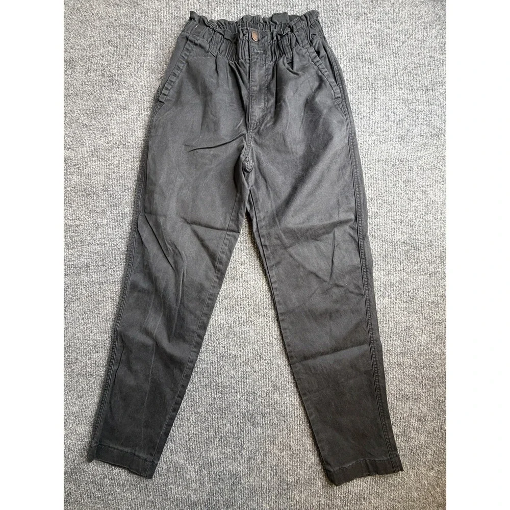 Universal Thread Women's High Raise Tapered Paper Bar Dark Gray Size 00 Mom Jean